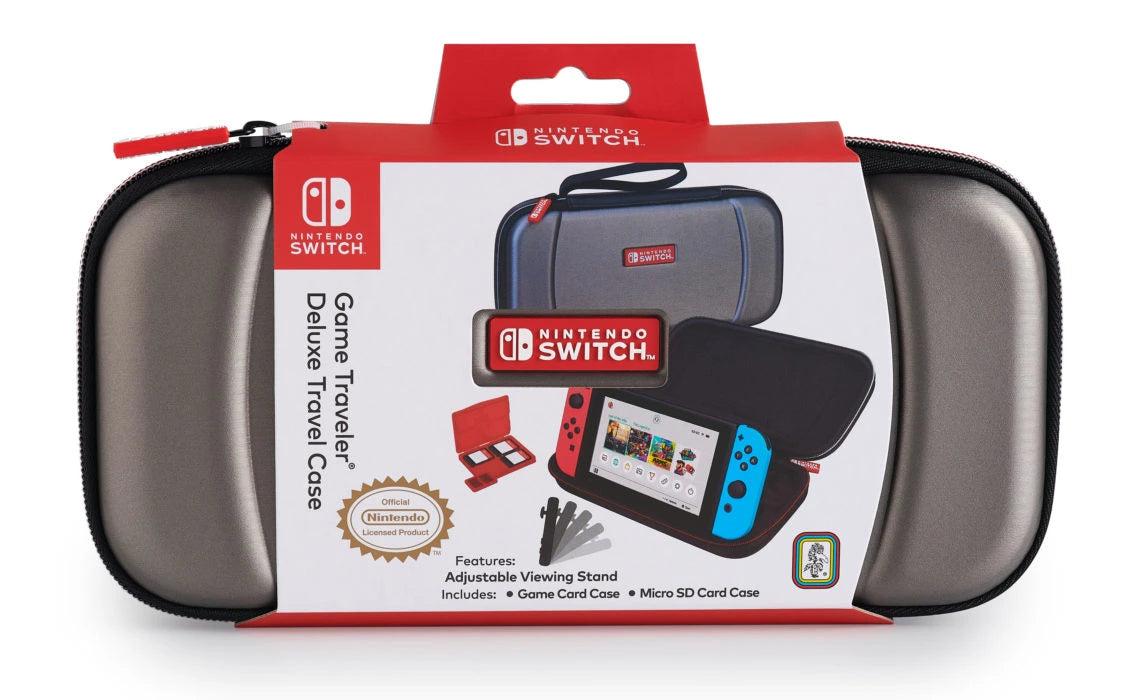 Officially licensed Switch Travel Case NNS28T (titanium).