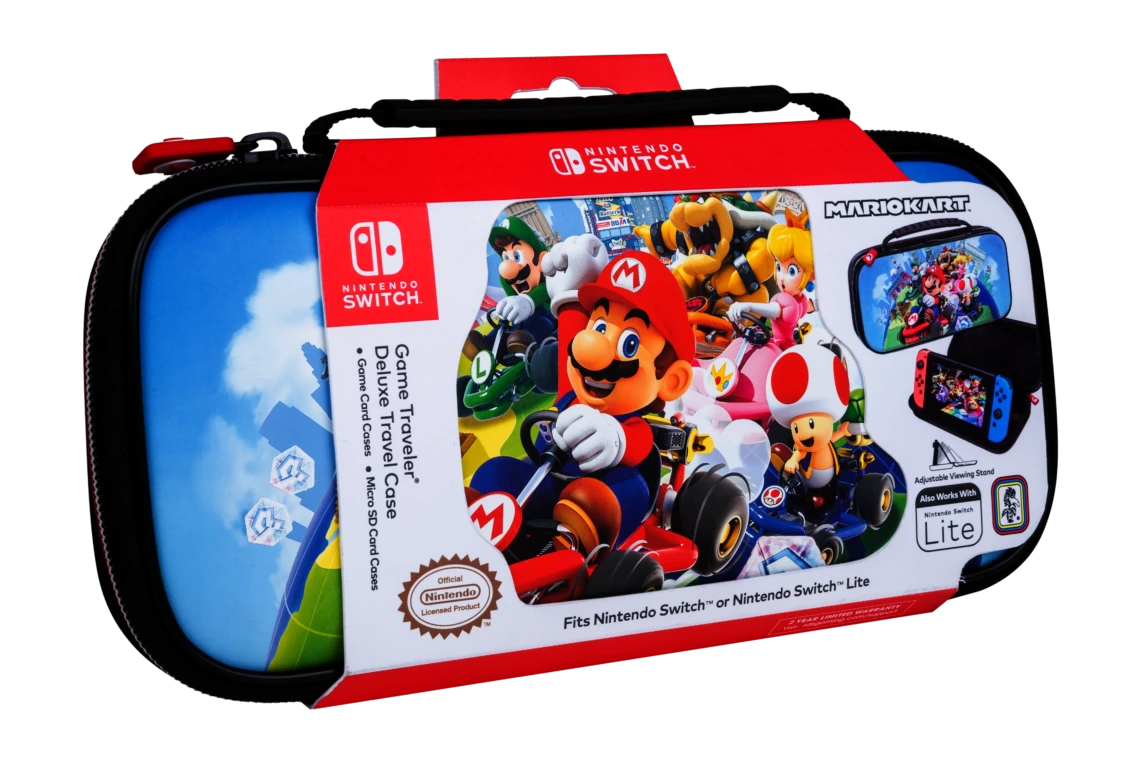 BIGBEN - Nintendo Switch - Transporttasche für die Nintendo Switch™ und Nintendo Switch Lite™ - Mehrfarbig / Mario Kart 8 Deluxe - NNS50GR