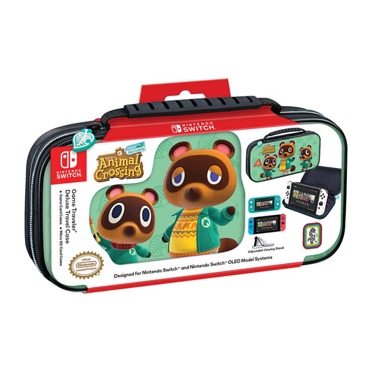 BIGBEN - Nintendo Switch - Transporttasche für die Nintendo Switch™ und Nintendo Switch Lite™ - Mehrfarbig / Animal Crossing: New Horizons - NNS34AC