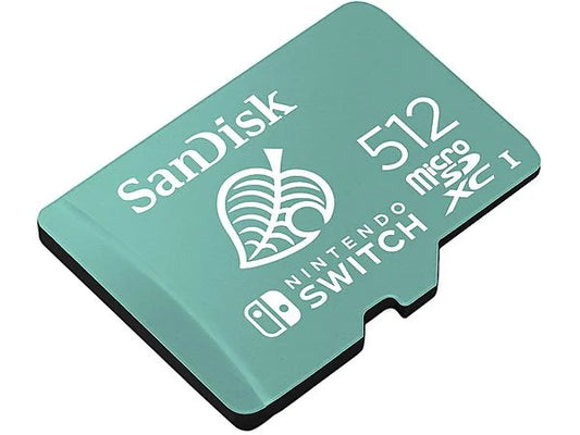SANDISK - microSDXC™ Speicherkarte für Nintendo Switch - 512 GB - Mehrfarbig / Animal Crossing