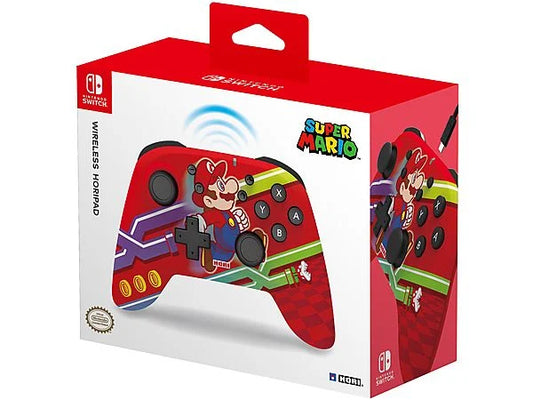 HORI - Nintendo Switch - Wireless Controller / Horipad - Mehrfarbig / Super Mario