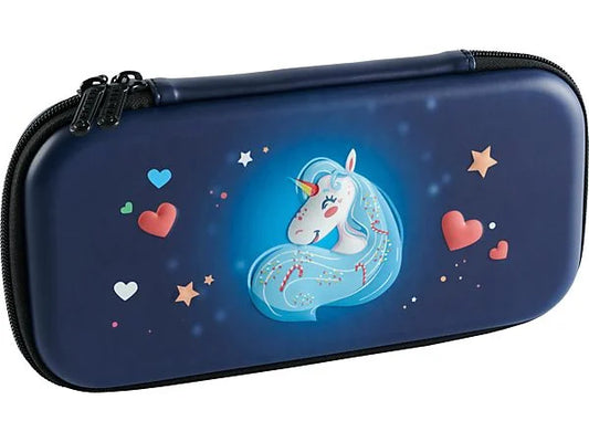 BIGBEN - Nintendo Switch - Hartschalentasche / Vault Case - Unicorn / Einhorn - 3D-Design - Mehrfarbig