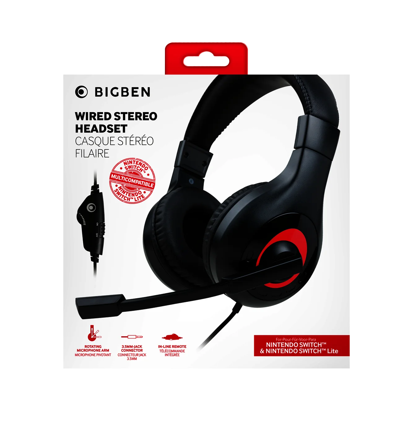 BIGBEN - Nintendo Switch - Gaming Headset V1 - schwarz