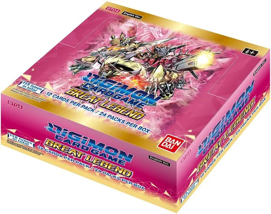 Digimon Card Game (DCG) - Great Legend [BT04] - Booster Display (24 Booster Packs) - EN