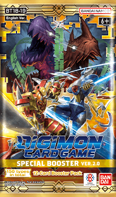 Digimon Card Game (DCG) - Special Booster Ver. 2.0 [BT18-19] - Booster Display (24 Booster Packs) - EN