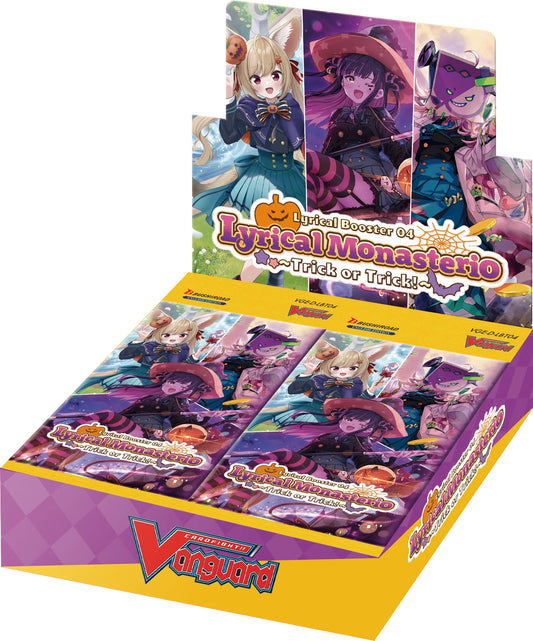 Cardfight!! Vanguard - Lyrical Booster 04: Lyrical Monasterio ~Trick or Trick!~ [VGE-D-LBT04] - Booster Display (16 Booster Packs) - EN
