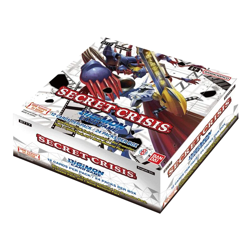 Digimon Card Game (DCG) - Secret Crisis [BT17] - Booster Display (24 Booster Packs) - EN