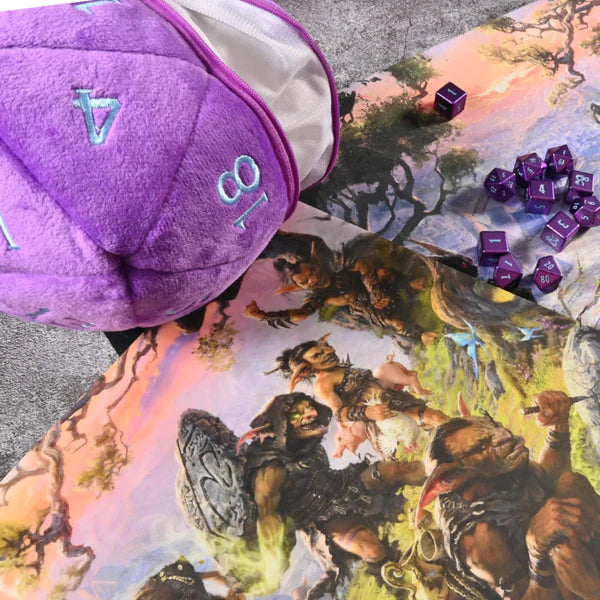 Ultra Pro (UP) - Phandelver and Below: The Shattered Obelisk Underdark D20 Plush Dice Bag für Dungeons & Dragons