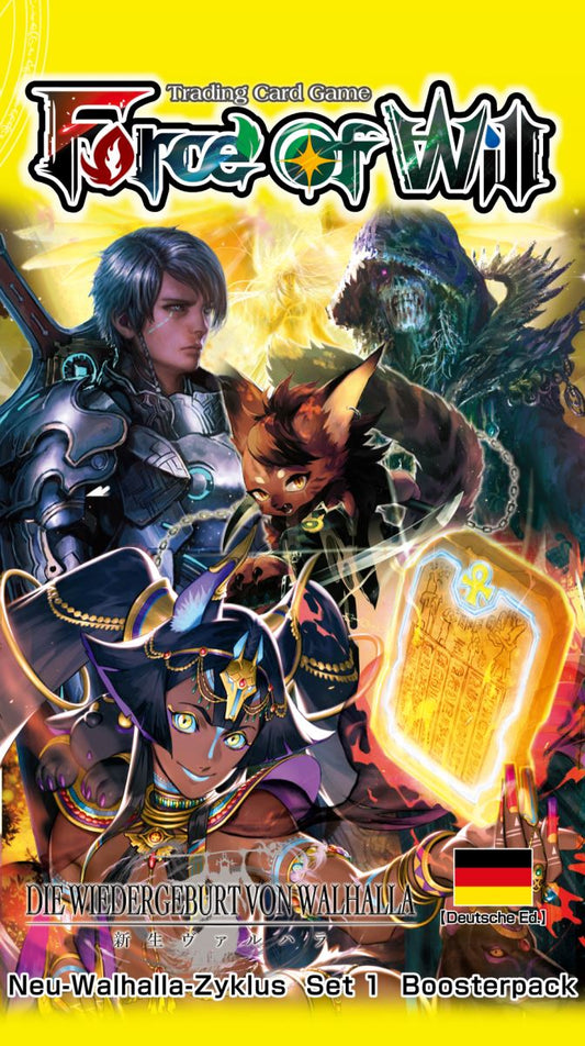 Force of Will (FOW) - Die Wiedergeburt von Walhalla - Neu-Walhalla-Zyklus: Set 1 [V1] - Booster Display (36 Booster Packs) - DE