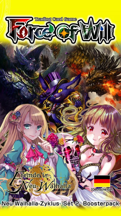Force of Will (FOW) - Fremde in Neu-Walhalla - Neu-Walhalla-Zyklus: Set 2 [V2] - Booster Display (36 Booster Packs) - DE