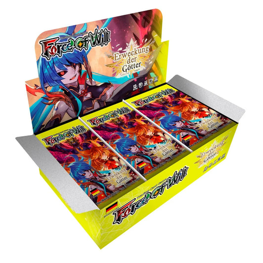 Force of Will (FOW) - Erweckung der Götter - Neu-Walhalla-Zyklus: Set 3 [V3] - Booster Display (36 Booster Packs) - DE