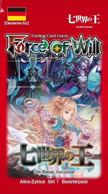 Force of Will (FOW) - Die Sieben Herrscher - Alice-Zyklus: Set 1 [A1] - Booster Display (36 Booster Packs) - DE
