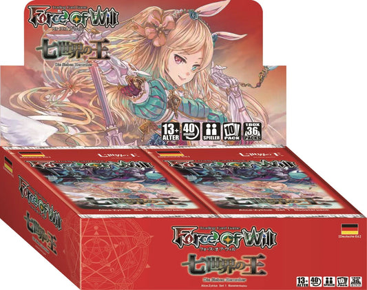 Force of Will (FOW) - Die Sieben Herrscher - Alice-Zyklus: Set 1 [A1] - Booster Display (36 Booster Packs) - DE