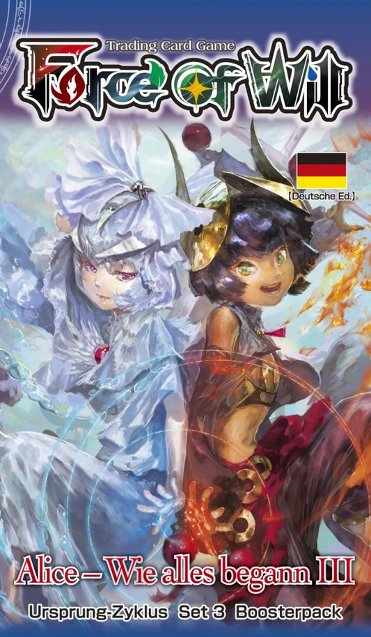 Force of Will (FOW) - Alice - Wie alles begann - Ursprung-Zyklus: Set 3 [AO3] - Booster Display (20 Booster Packs) - DE