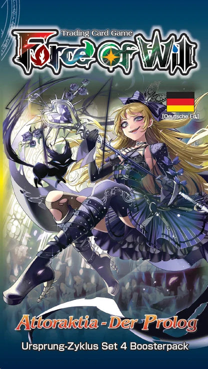 Force of Will (FOW) - Attoraktia - Der Prolog - Ursprung-Zyklus: Set 4 [AO4] - Booster Display (36 Booster Packs) - DE