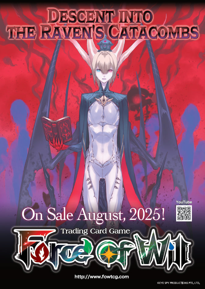 Force of Will (FOW) - Descent into the Raven's Catacombs - Evil-Zyklus: Set 1 [E1] - Booster Display (36 Booster Packs) - EN