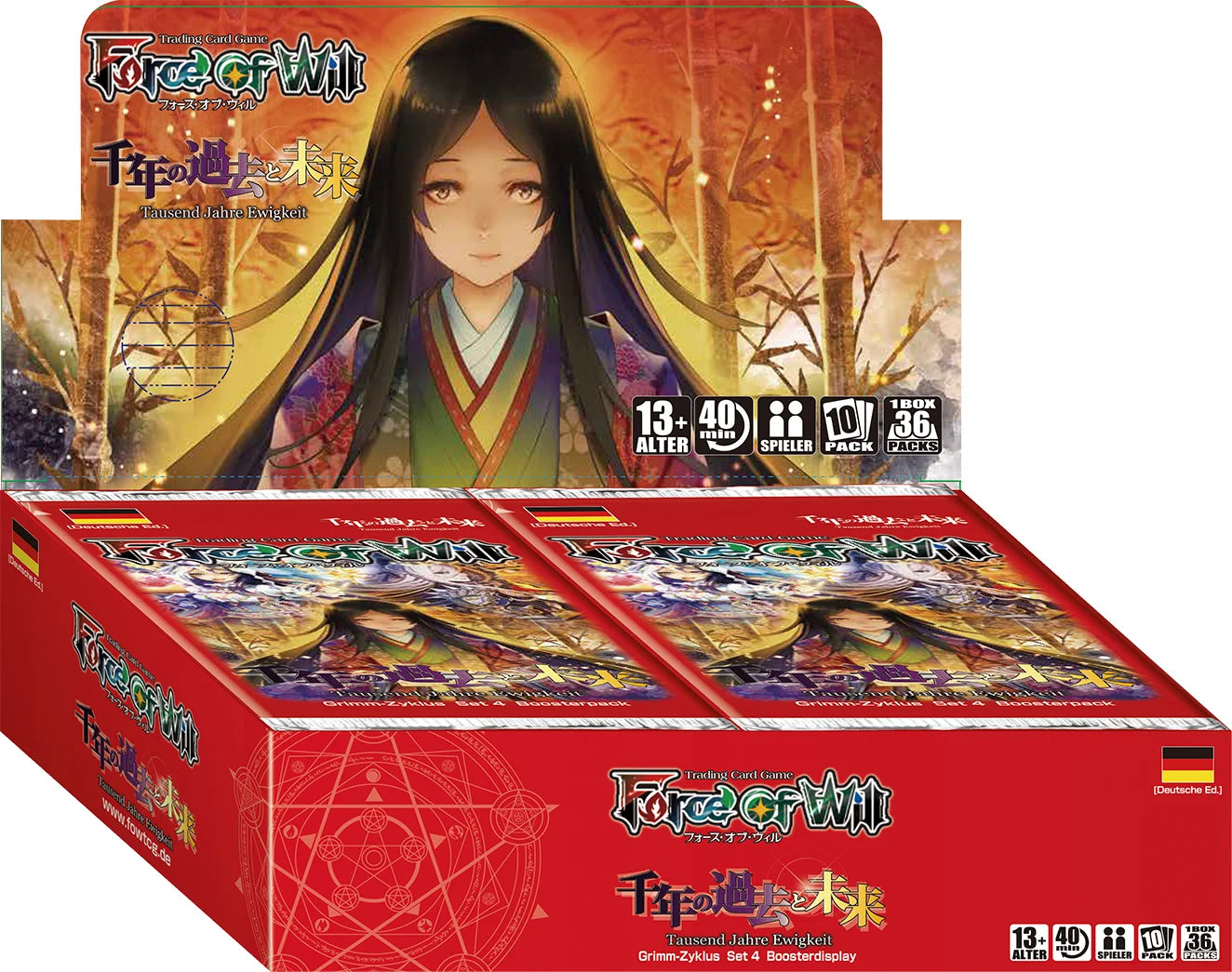 Force of Will (FOW) - Tausend Jahre Ewigkeit - Grimm-Zyklus: Set 4 [G4] - Booster Display (36 Booster Packs) - DE