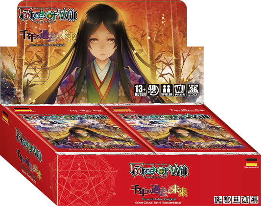 Force of Will (FOW) - Tausend Jahre Ewigkeit - Grimm-Zyklus: Set 4 [G4] - Booster Display (36 Booster Packs) - DE