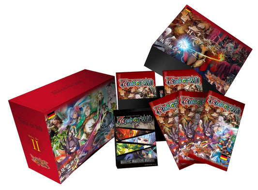 Force of Will (FOW) - Ankunft des Dämonenkönigs - Reiya-Zyklus: Set 2 [R2] - Booster Display (36 Booster Packs) - DE
