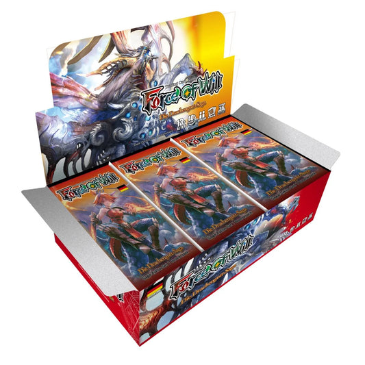 Force of Will (FOW) - Die Drachengott-Saga - Saga-Zyklus: Set 1 [S1] - Booster Display (36 Booster Packs) - DE