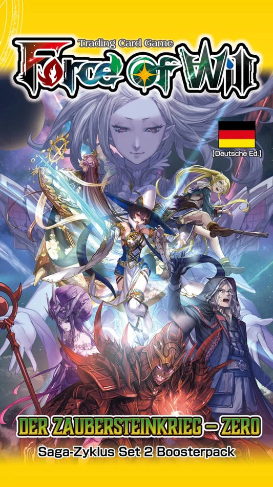 Force of Will (FOW) - Der Zaubersteinkrieg - Zero - Saga-Zyklus: Set 2 [S2] - Booster Display (36 Booster Packs) - DE