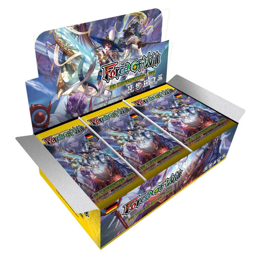 Force of Will (FOW) - Der Zaubersteinkrieg - Zero - Saga-Zyklus: Set 2 [S2] - Booster Display (36 Booster Packs) - DE