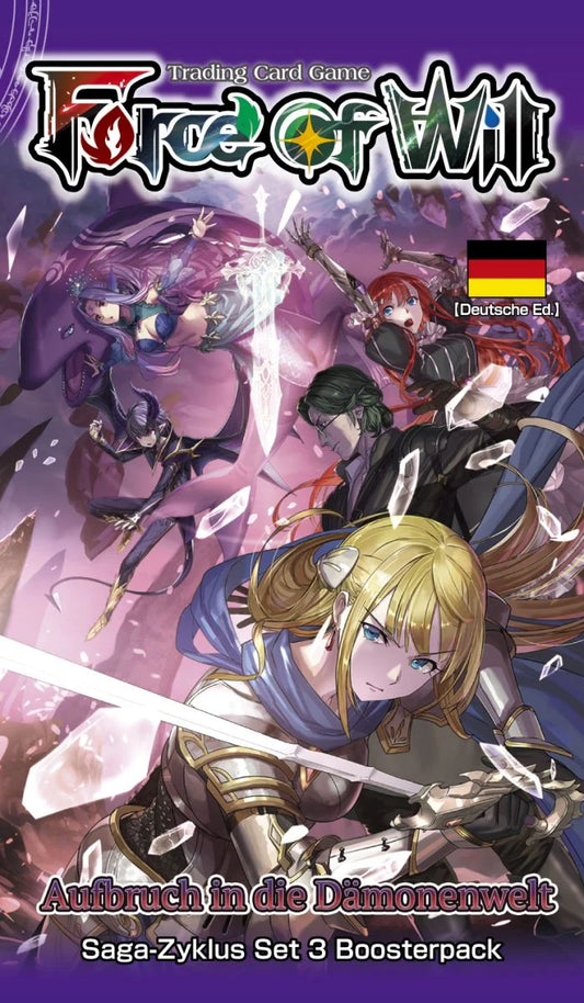 Force of Will (FOW) - Aufbruch in die Dämonenwelt - Saga-Zyklus: Set 3 [S3] - Booster Display (36 Booster Packs) - DE