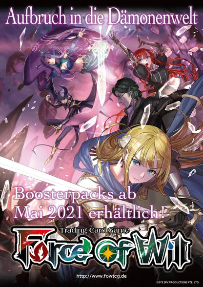 Force of Will (FOW) - Aufbruch in die Dämonenwelt - Saga-Zyklus: Set 3 [S3] - Booster Display (36 Booster Packs) - DE