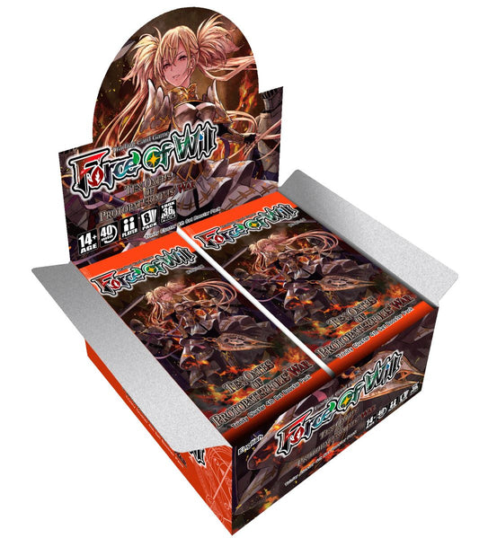 Force of Will (FOW) - Ten Oaths of Protopaterpolis' War - Trinity-Zyklus: Set 4 [T4] - Booster Display (36 Booster Packs) - EN