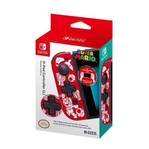 HORI - Nintendo Switch - Controller / D-Pad - rot & weiß /  Mario