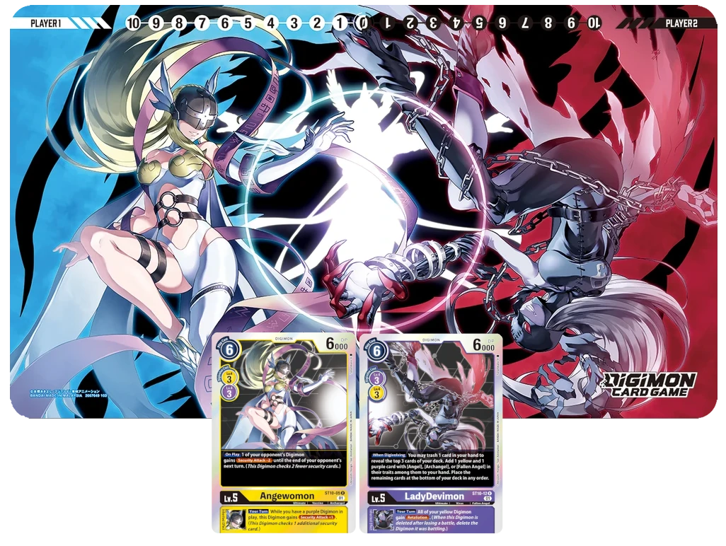 Digimon Card Game (DCG) - Angewomon ＆ LadyDevimon [PB14] - Tamer Goods Set - EN