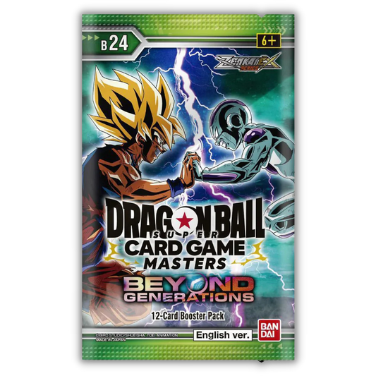 Dragon Ball Super Card Game (DBSCG) - Masters - Zenkai Series Ex Set 07 - Beyond Generations [DBS-B24] - Booster Display (24 Booster Packs) - EN