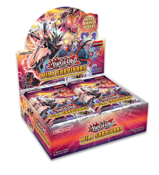 Yu-Gi-OH! (YGO) - Wild Survivors - Special Booster Display (24 Packs) - EN