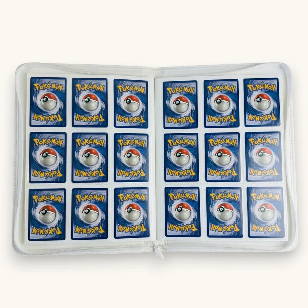 Baba Sleeves - 9-Pocket Zip-Binder Groß Weiß für 360 Karten