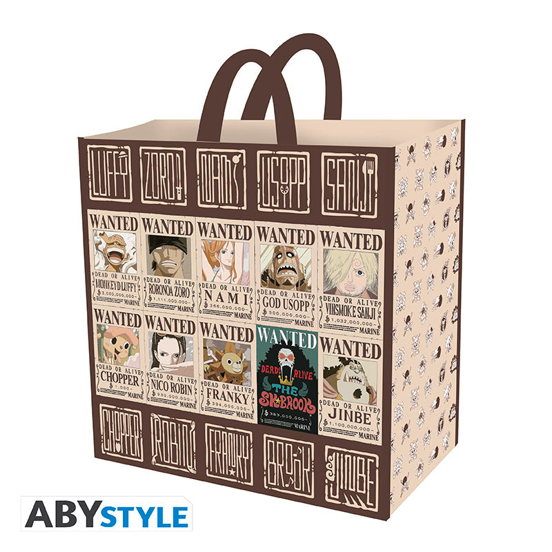 ABYstyle - ONE PIECE - Shopping Bag - "Wanted" Display (4 Pieces)