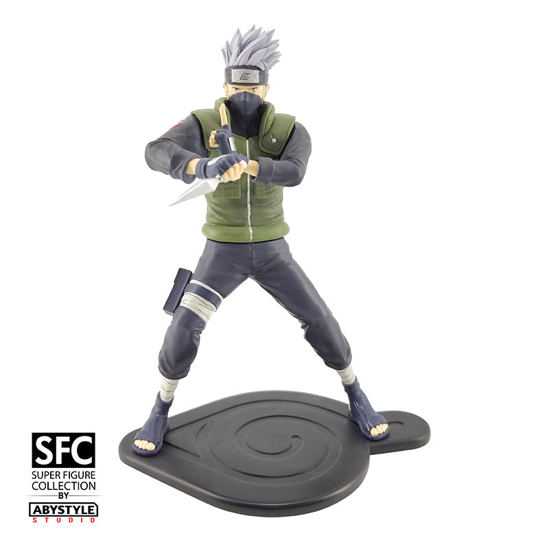 Abystyle Studio - NARUTO SHIPPUDEN - Figurine "Kakashi" Display (2 Pieces)