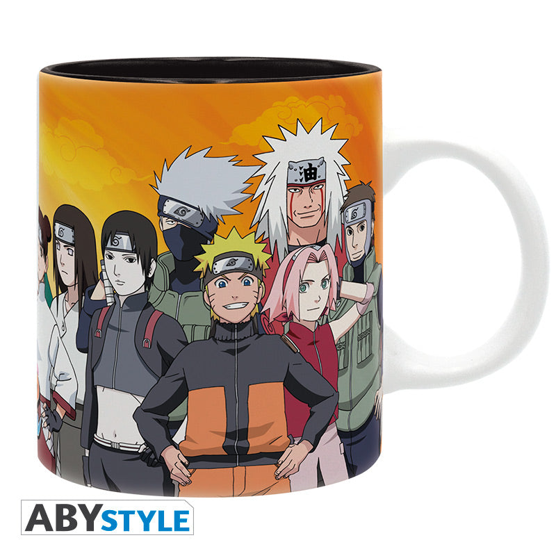 ABYstyle - NARUTO SHIPPUDEN - Mug - 320 ml - Konoha Ninjas - subli Display (2 Pieces)