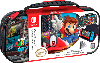 BIGBEN - Nintendo Switch - Transporttasche für die Nintendo Switch™ und Nintendo Switch Lite™ - Mehrfarbig / Super Mario Odyssey - NNS58