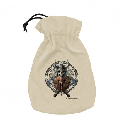 Q Workshop - Anne Stokes Dice Pouch: Viking Skull