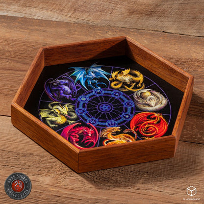 Q Workshop - Anne Stokes Dice Tray: Dragons of the Sabbats
