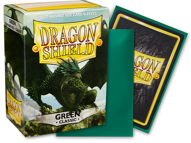 DS - Standard Sleeves: Green [Classic] (100 Sleeves)