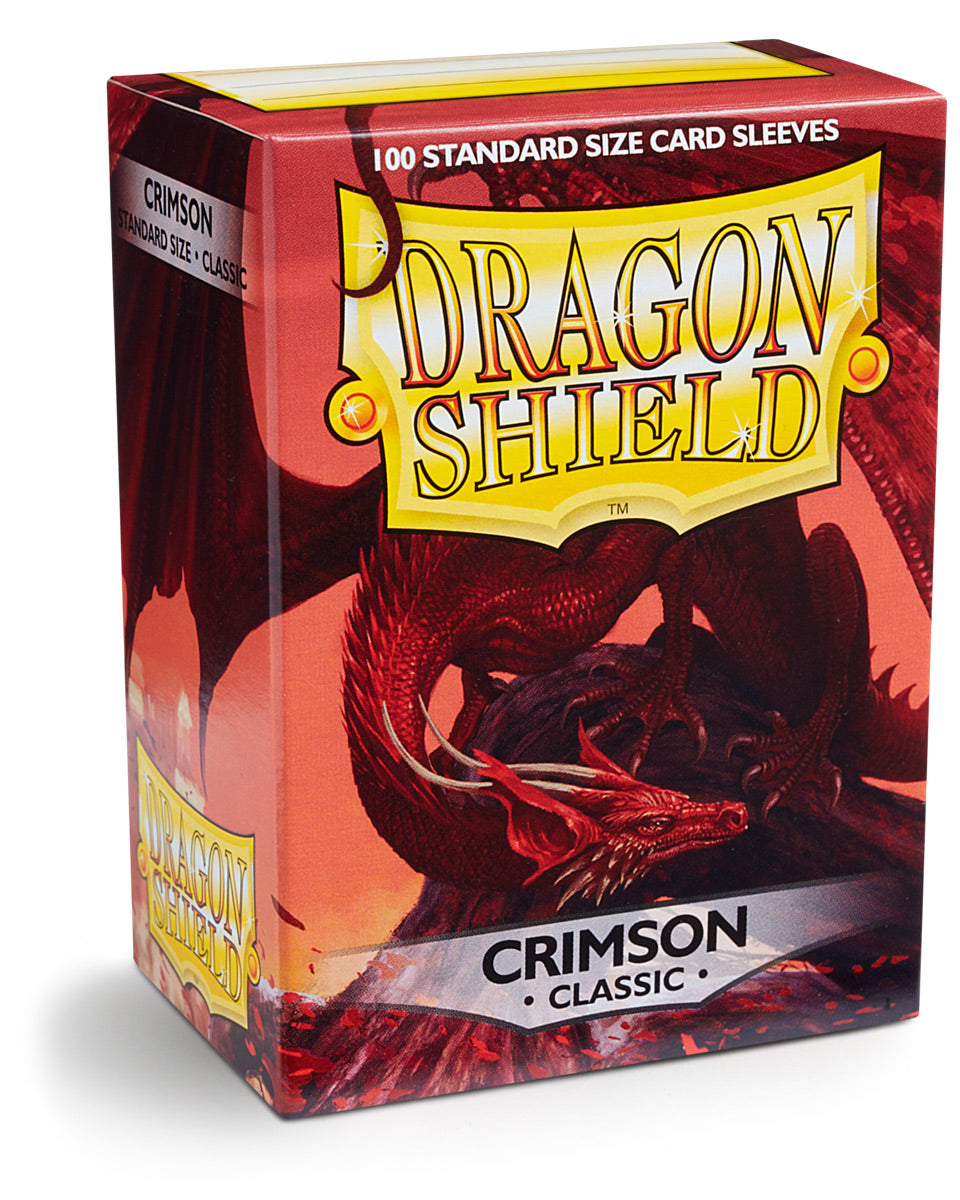 DS - Standard Sleeves: Crimson [Classic] (100 Sleeves)