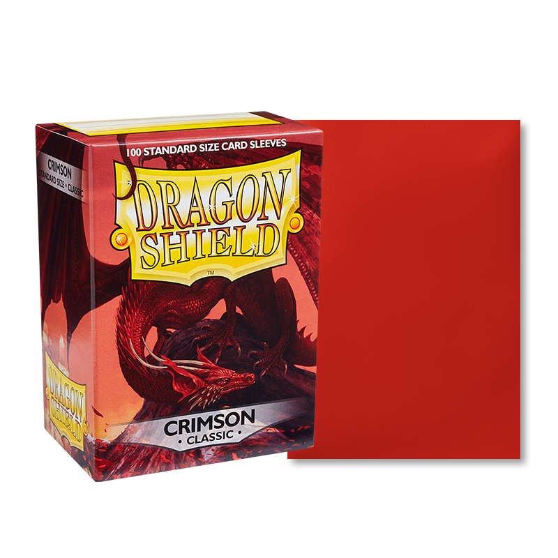 DS - Standard Sleeves: Crimson [Classic] (100 Sleeves)