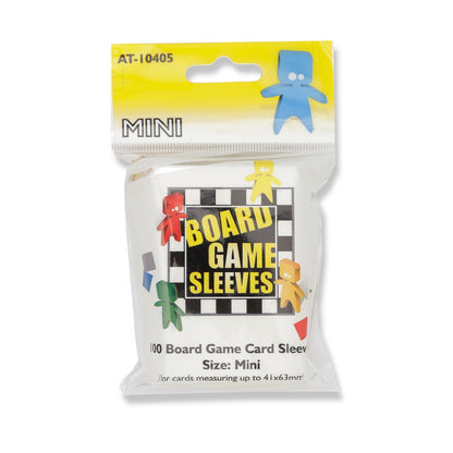 AT - Board Games Sleeves Clear: 41x63mm [Mini] (100 Sleeves)