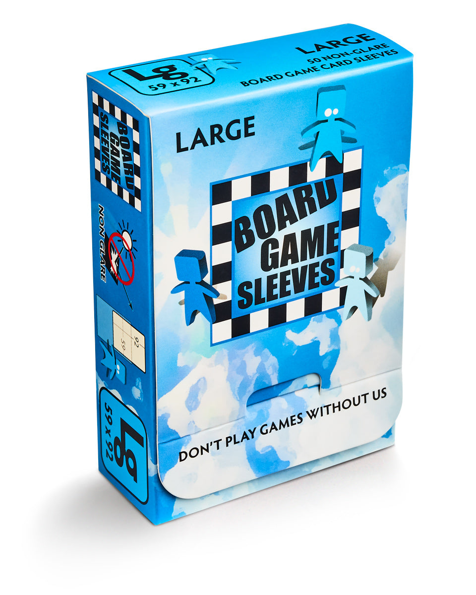AT - Board Games Sleeves Non-Glare: 59x92mm [Large] (50 Sleeves)