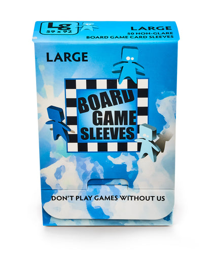 AT - Board Games Sleeves Non-Glare: 59x92mm [Large] (50 Sleeves)