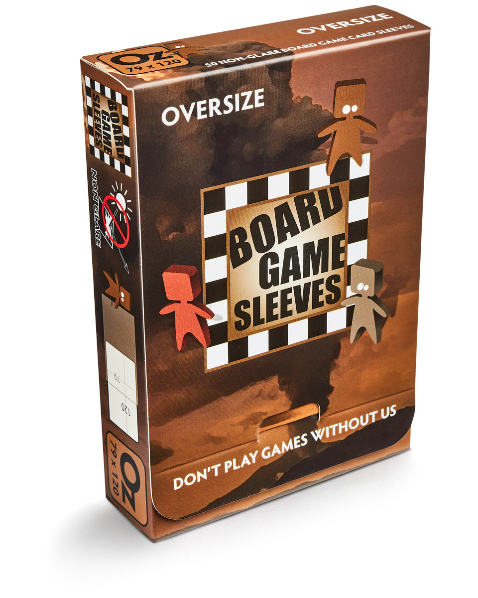 AT - Board Games Sleeves Non-Glare: 82x124mm [Oversize] (50 Sleeves)