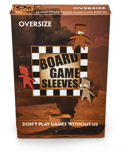 AT - Board Games Sleeves Non-Glare: 82x124mm [Oversize] (50 Sleeves)