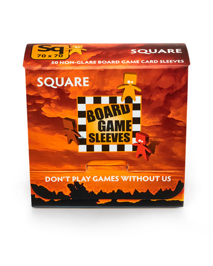 AT - Board Games Sleeves Non-Glare: 69x69mm [Square] (50 Sleeves)