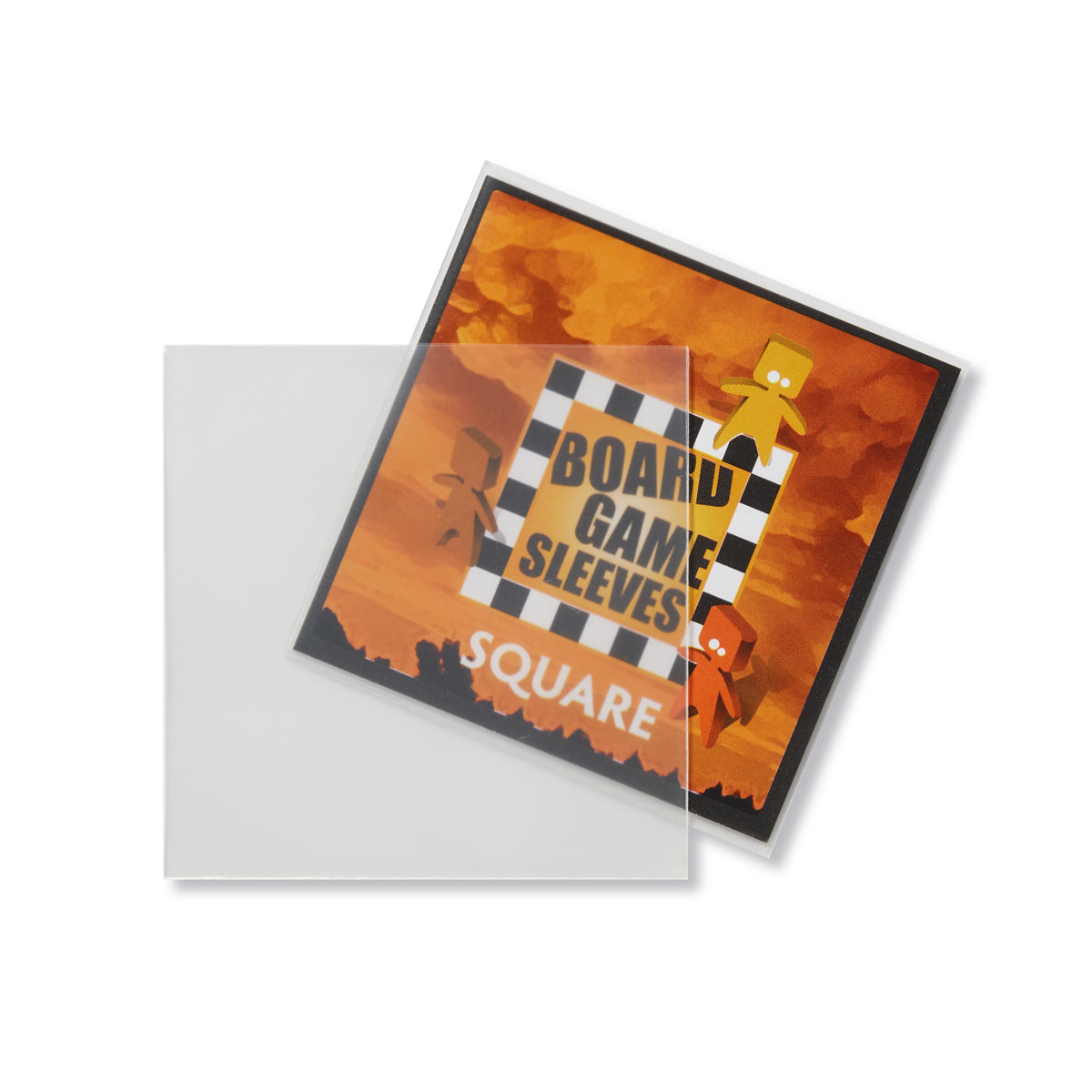 AT - Board Games Sleeves Non-Glare: 69x69mm [Square] (50 Sleeves)